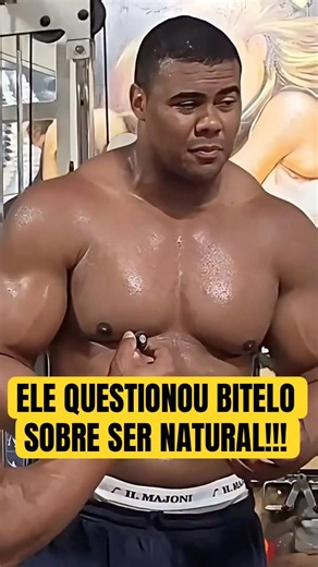 Larry Wheels cornered Bigo: Are you still natural or have you started drinking the juice?!?!