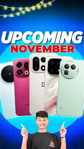 Top 10+ Upcoming Phones in November 2025 📱🔥 Don’t Miss These Launches! #shorts