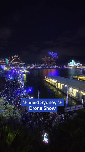 Vivid Sydney Drone Show: Love in the Air at Sydney Harbour