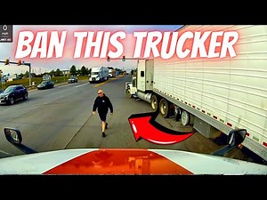 🚛 Trucker Should LOSE His License! --- Bad drivers & Driving fails -learn how to drive #1416