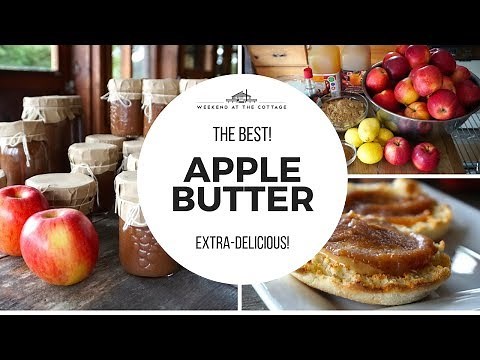 THE BEST APPLE BUTTER RECIPE