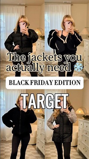 Target Black Friday Jackets You Need (XS on 5’2 Petite) 🖤