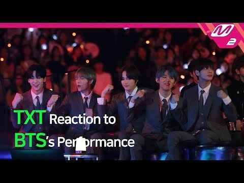 [Reaction Cam] TXT(투모로우바이투게더) Reaction to BTS(방탄소년단) l 2019MAMA x M2