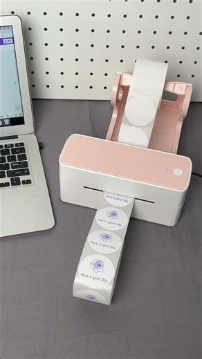 💻One-click printing with MacBook, convenient for small biz#smallbusiness #packingorders #label #asmr