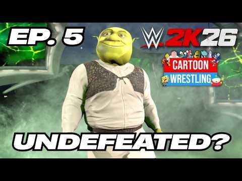Will Shrek Stay Undefeated in WWE2K26 Cartoon Wrestling Universe Mode?
