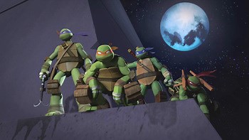 Teenage Mutant Ninja Turtles (2012) S1E25 "Booyaka-Showdown, Part 1" - TV Tropes