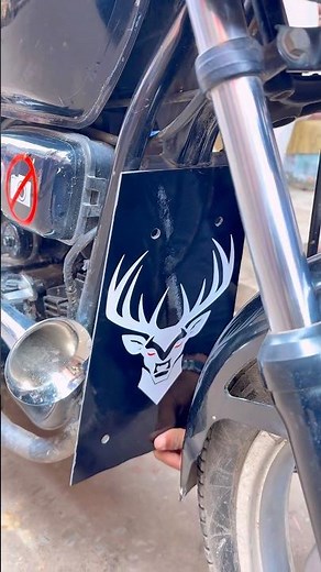 Splendor plus engine guard😱Splendor plus modify #shorts