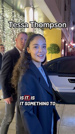 Dropping a quick question to Tessa Thompson on her new tv shows His & Hers starring Jon Bethernal