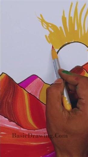 how to draw a marker step by step