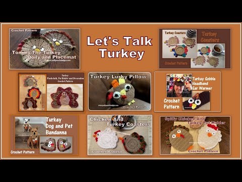 THIS OR THAT? Let's Talk Turkey Crochet Patterns #turkey #crochet #crochetpatterns