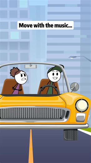 Funny Animated Dance Moves by a Boy and Girl