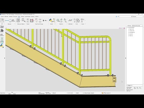 SDS2 2022 Series - New and Improved Handrail Modeling & Saving Material Fit Operations
