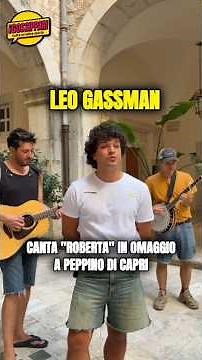 Leo Gassman canta “Roberta” a cappella per Peppino di Capri ❤️ #leogassman #shorts