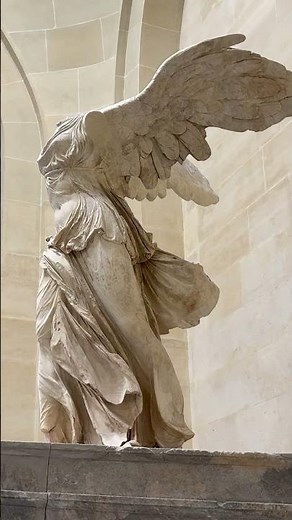The Winged Victory of Samothrace at the Louvre Museum #wingedvictory #louvremuseum