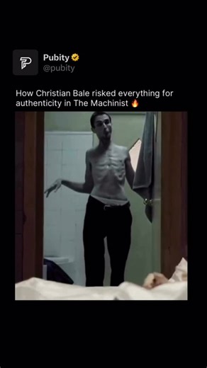 Pubity | 🎬😮 Christian Bale shocked audiences in America when he transformed himself for the film The Machinist by losing an extreme amount of... | Instagram