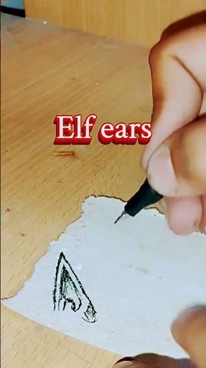 elf vs goblin ears #art #artclass #drawing #tutorial #artinstruction #elf #goblin #ytshort #fanstasy