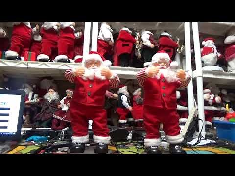 Animated Dancing Swingin Santa 1st gen (run run Rudolph)