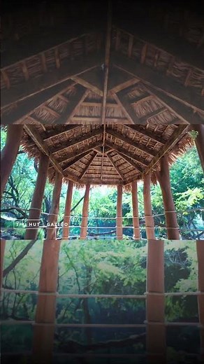 We turned trees into the perfect Hawaii tiki hut #TreehouseLife #OutdoorDesign #TikiHut