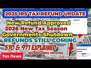 🚨 2025 IRS Tax Refund Update: New Refunds Approved, IRS Shutdown, Transcripts, Delays, Closures