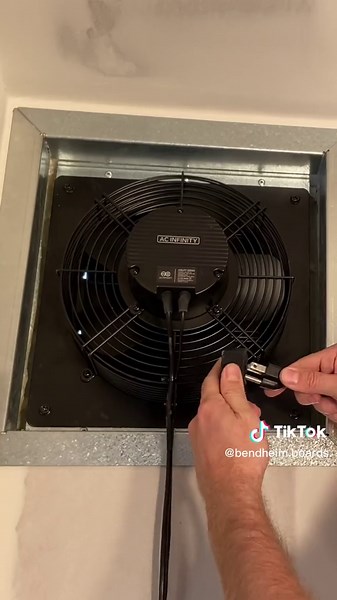 Installing Exhaust Fan and Vents in Shipping Container Shaping Bay