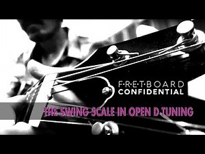 Swing Scale in Open D Tuning for Fingerstyle Blues Guitar