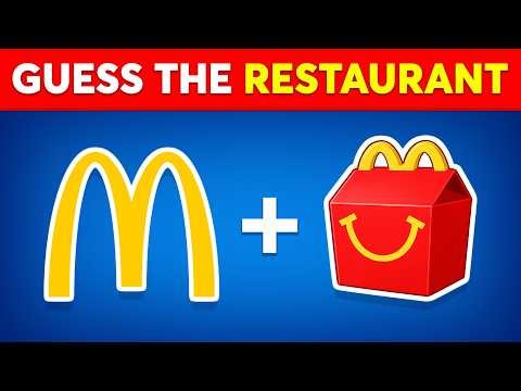 Guess the Fast Food Restaurant by Emojis 😋🍕 Ultimate Emoji Quiz 2026