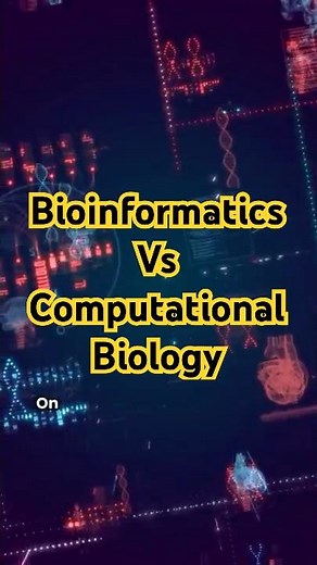 Bioinformatics vs Computational Biology #shorts