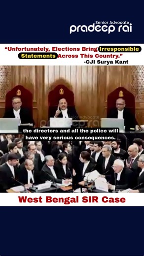 “Unfortunately, Elections Bring Irresponsible Statements Across This Country.” -CJI Surya Kant