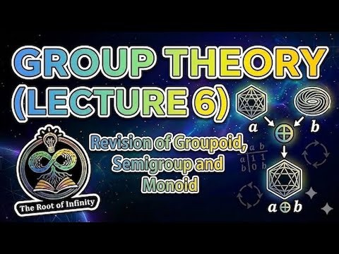 Group Theory Lecture 6 | Revision of Groupoid, Semigroup and Monoid | Abstract Algebra