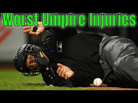 Worst Baseball Injuries(Umpire Version)