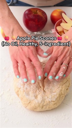 92K views · 476 reactions | Healthier Apple Pie Scones (NO Eggs, NO dairy, NO refined sugar) - RECIPE IN COMMENT | The Conscious Plant Kitchen | Facebook