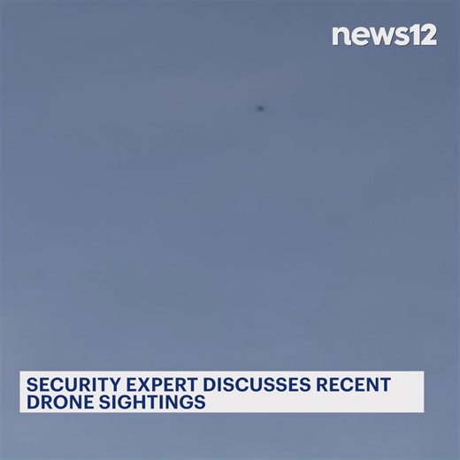 DRONE SIGHTINGS: Residents still have questions and few answers when it comes to the recent drone sightings that have popped up across the tri-state and other parts of the United States. Security expert Mike Balboni joins News 12 to break it all down - https://bit.ly/4ghtzIt | News 12 Connecticut