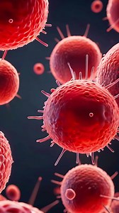 Download AI generated red blood cells, 3d visualization medical and study for free