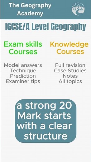 20 mark essays - Cambridge Geography A Level #alevelgeography #studytok #geographyrevision