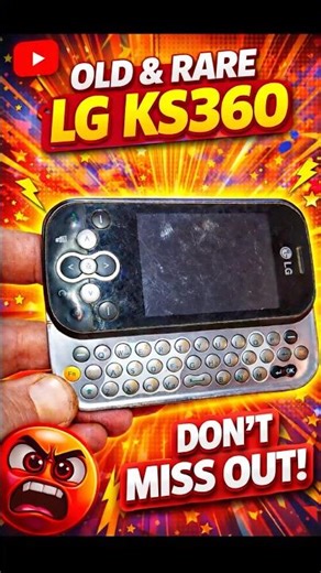 WOW! An unusual phone with a sliding keyboard #LG ks360 #phone2000s #nostalgia #shorts