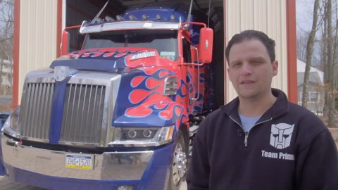 From movie to street: Optimus Prime built by a superfan