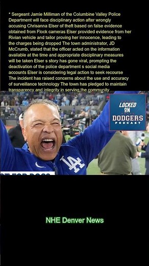 Sergeant Jamie Milliman of the Columbine Valley Police Department will face disciplinary action afte