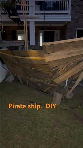 I Built a DIY Pirate Ship for Halloween