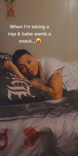 Nap/Snack time!! #fypシ #fy #lgtbq🏳️‍🌈 #alphabetmafia🏳️‍🌈 #couplecomedy #lgbtq #laughs @abbysstud19 #loveyou #funnyvideo
