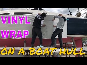 Vinyl wrapping the hull of a small boat - A long term view