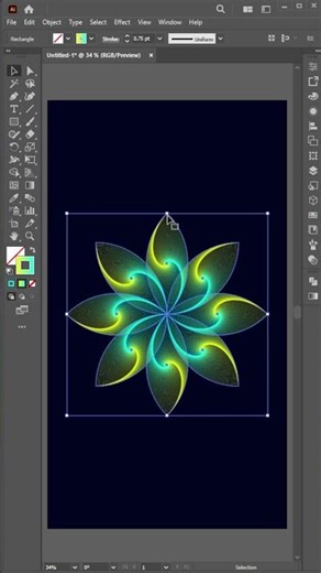 Adobe Illustrator #5 Gradient poster design #trending #adobeillustrator #designer