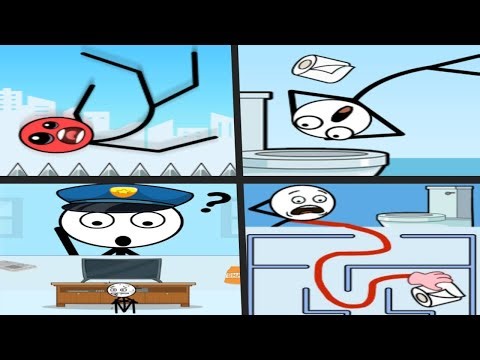 RAGDOLL BREAK KICK LOSER vs RAGDOLL JUMP vs MAZE CRAZE vs HIDE ME - Quadruple STICKMAN Gameplay