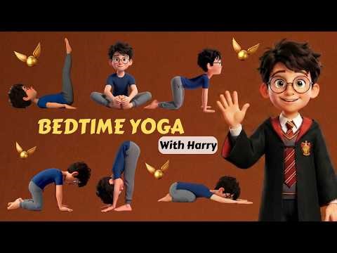 Kids Yoga | Bedtime Calm Down Yoga 🌙 with Harry Potter