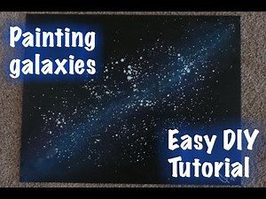 How to Paint a Galaxy: Easy DIY, Step-by Step Tutorial