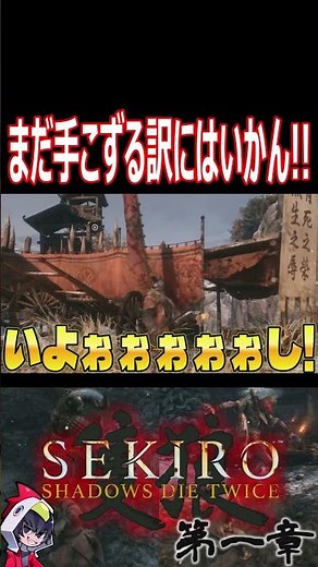 A wolf takes on a samurai general and a red ogre!! A clip from the first chapter of Sekiro gamepl...
