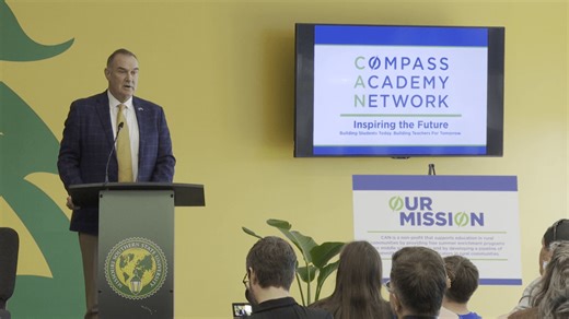 Gov. Kehoe learns about Compass Academy Network in Joplin