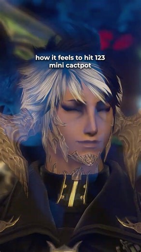 how it feels to hit the 123 mini cactpot in Final Fantasy XIV 💰 #ffxiv #finalfantasyxiv #ffxivmeme