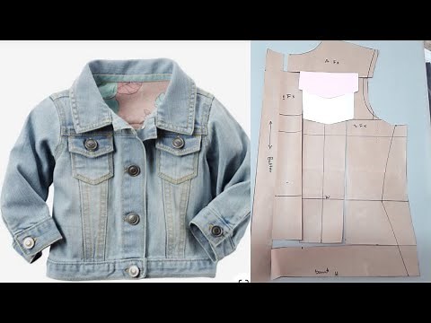 HOW TO A DRAFT A DEMIN JACKET PATTERN /DEMIN JACKET PATTERN MAKING