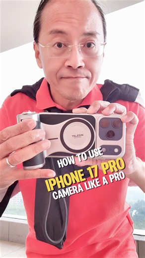 How to use your iPhone 17 Pro camera like a pro #Telesin #TelesinMasterGrip#iPhone17Pro