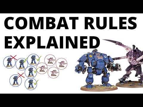 Melee Combat in Warhammer 40K EXPLAINED - How to Play 40K 10th Part 7: Fight Phase